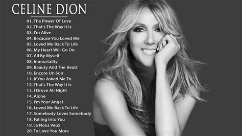 celine dion album list.